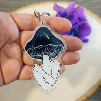 Mushroom keychains