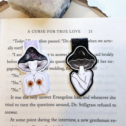 Sunflower Mushroom magnetic Bookmark
