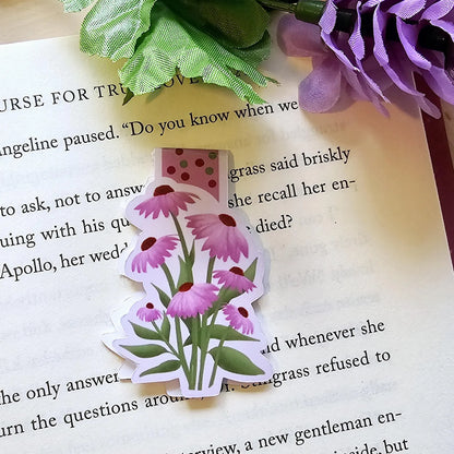 Coneflower Magnetic Bookmark