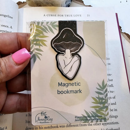 Lady Mushroom magnetic Bookmark