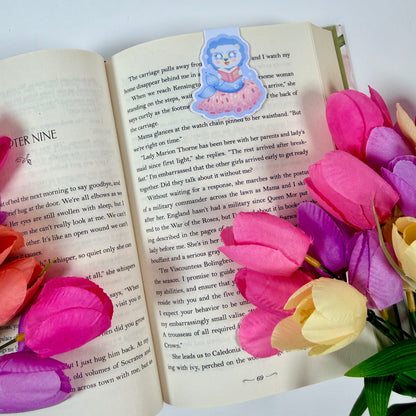 Mermaid Lion Magnetic Bookmark | Cute Ocean Book Lover Bookmark | Kawaii Mermaid Animal Bookmark | Magical Ocean Pals by CutesyCoco