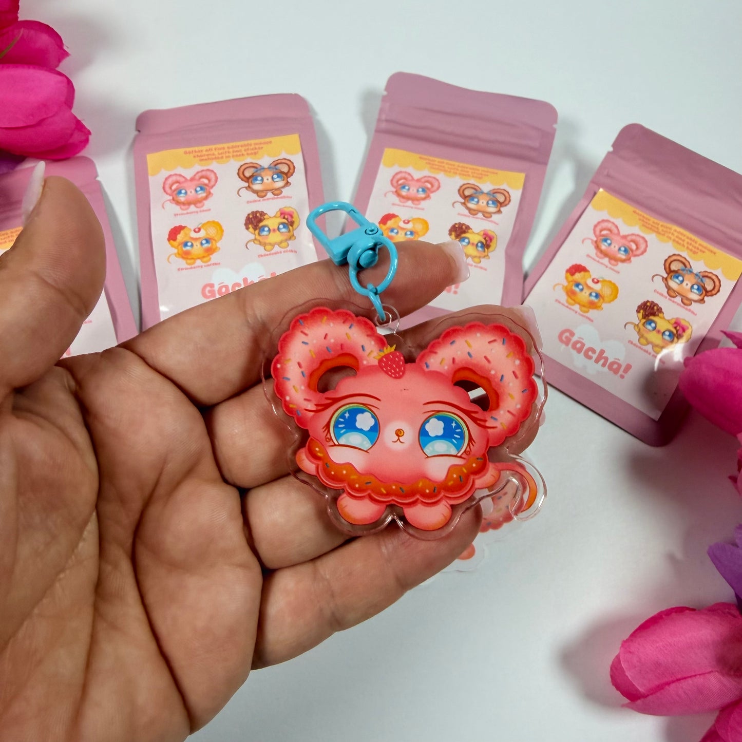 Dessert Mouse Mystery Bag | Cute Gacha Blind Bag | Handmade Waterproof Sticker Surprise | Collectible Kawaii Mouse Series