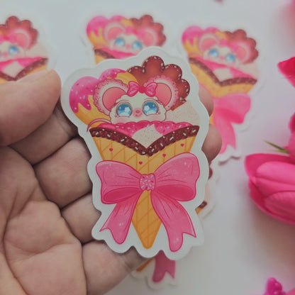 COTOON PUFF CREPES STICKER