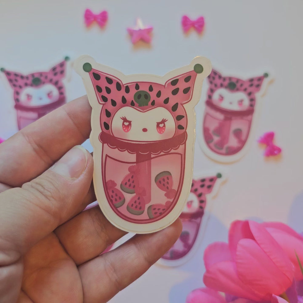 
                  
                    Load and play video in Gallery viewer, KUROMI WATERMELON STICKERS
                  
                