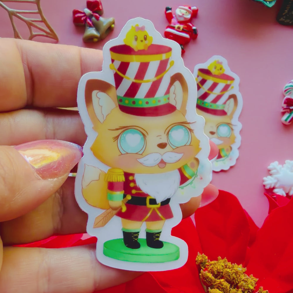 
                  
                    Load and play video in Gallery viewer, GINGER AND NUGGET NUTCRACKER STICKER
                  
                