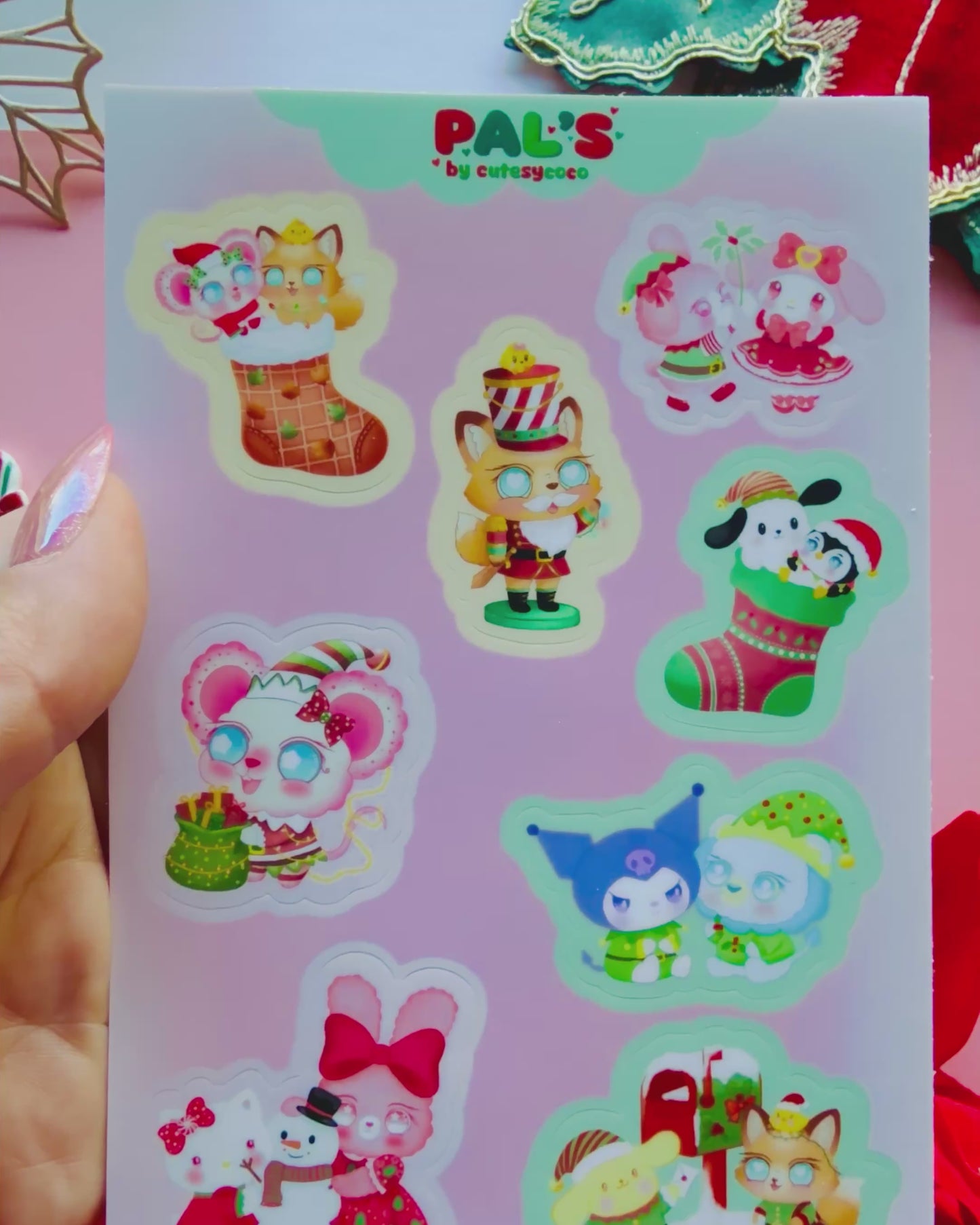 PAL'S CHRISTMAS STICKERS